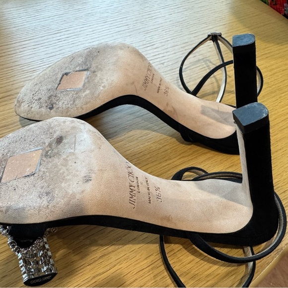 Jimmy Choo Women's Thyra 100 High-Heel Sandals - Picture 9 of 11